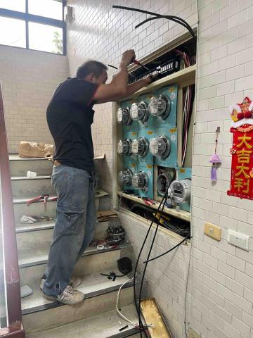 私家電匠⋯劉 - 北市中正區中華路二段14平方PVC更換線徑為22平方XLPE