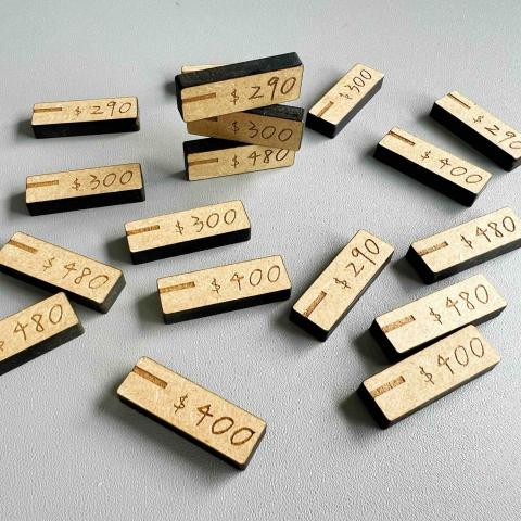 就匠作 - 客製化價目表雷射雕刻