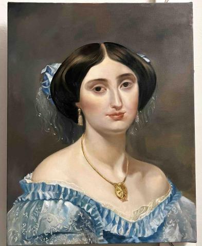 朱昕慧 - 油畫臨摹作品