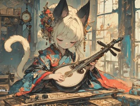 瑄音樂工作室 - AI 插畫