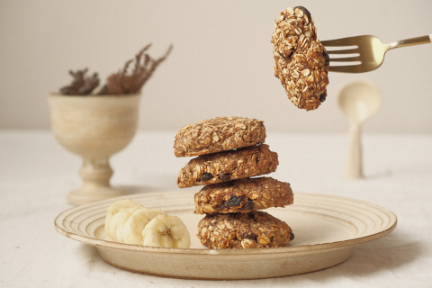 十一甜點 - 全素無麩香蕉餅乾