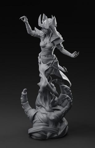 Yi〈GK、3D列印上色代工〉 - 雕刻&3D渲染