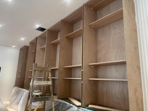 大鴻水電 - 樣品屋櫃子層板配線