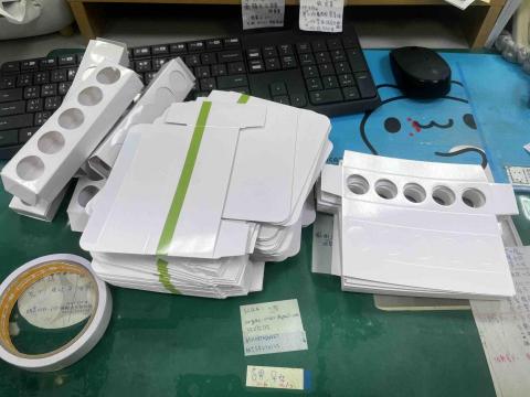 林莉雅 - 紙盒作品前