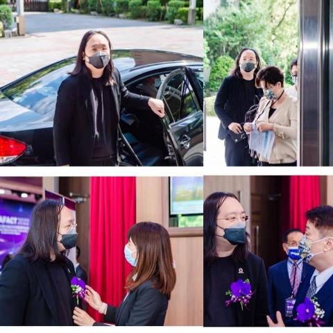 Shally Hu - 《國際論壇主持｜中英雙語翻譯》：榮膺聯合國論壇英文主持人，2022/8/15 資策會跟商研院共同執行「打造亞太數位經濟共同體論壇」Establishing Digital Economic Communities in Asia-Pacific Region Forum ，首屆數位部部長 唐鳳部長 親臨現場剪綵並致詞。
＊予席貴賓：聯合國外賓，商研院董事長許添財博士及 資策會各級長官。