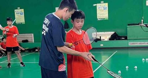 簡博軒 - 以前教導羽球