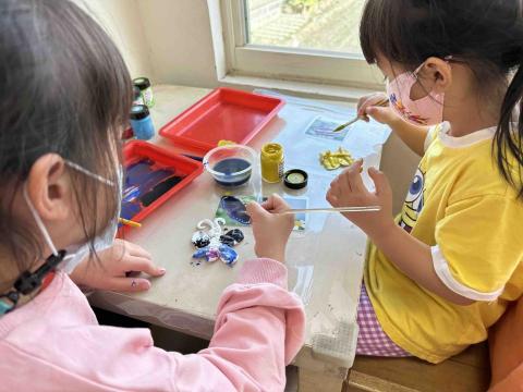 洪語謙 - 黏土-認識台灣蝴蝶 標本仿作