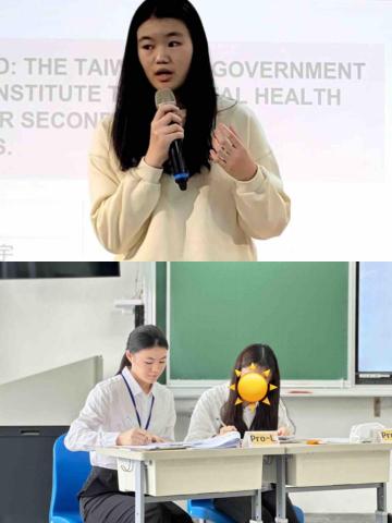 謝蕎伊 - 參加英語辯論營隊和比賽