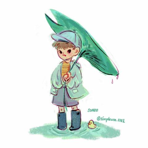 蔡庭 - Q版人物插畫設計 