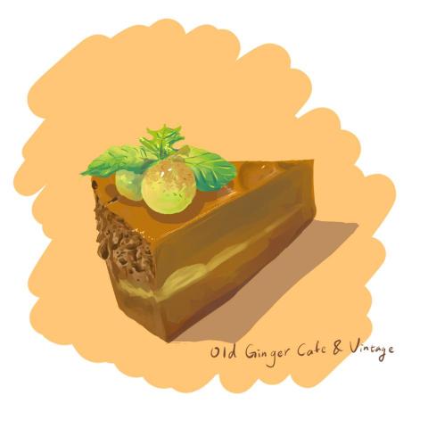 Brita - 老薑咖啡 生巧克力蛋糕