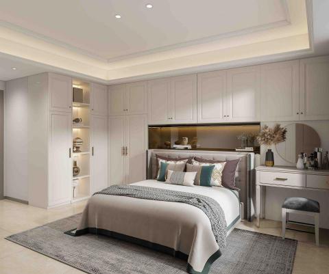 潮繪家室內設計工程行 - 主臥室