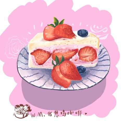 Brita - 瑋蜜我想喝咖啡 草莓三明治
