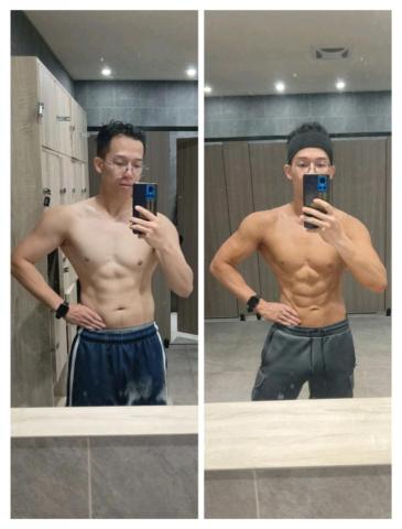 詹凱崴 - 4個月減脂變化