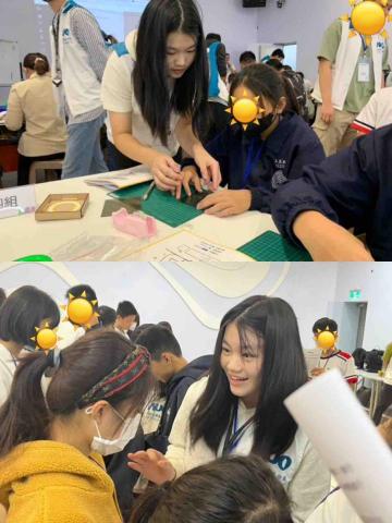 謝蕎伊 - 擔任台中科博館科學營隊輔