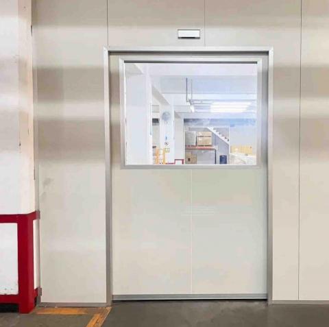 鼎堅工業 -  庫板門片系列～紅外線+按壓雙系統進出開關