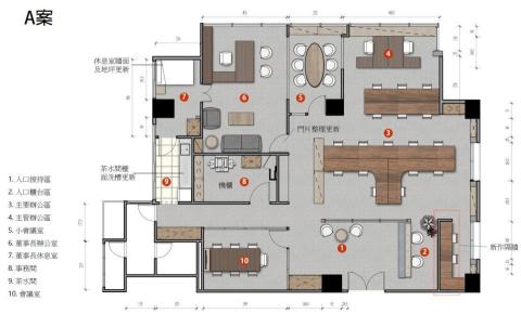 參闔願 TriUnity - 定案前的平面圖討論。