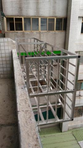 永信鐵工廠 - 高樓室外機白鐵冷氣架
