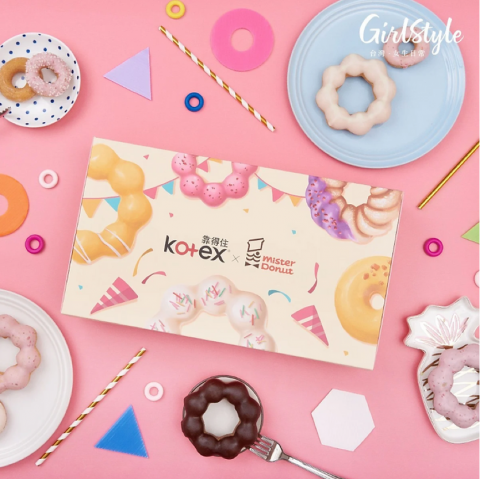 愚者創意 - 【插畫】Kotex X Mister Donut 聯名香甜衛生棉