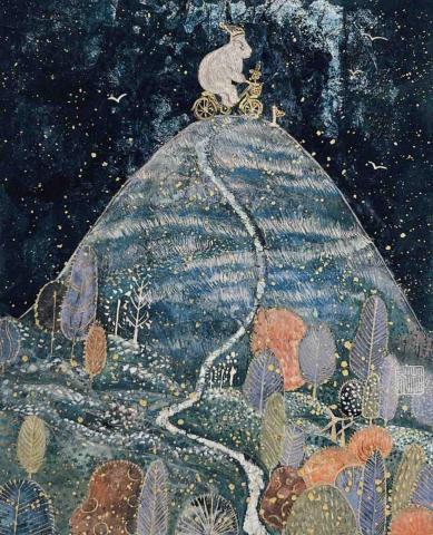 梁湘旻 - 大學期間膠彩作品