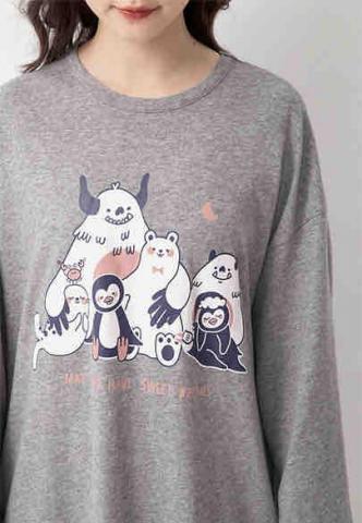 13 - 睡衣洋裝印花