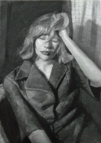 許方綺 - 素描/炭筆