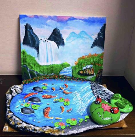 畫布、石頭彩繪(寵物、人物肖像似顏繪) - 