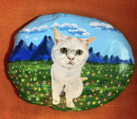 畫布、石頭彩繪(寵物、人物肖像似顏繪) - 