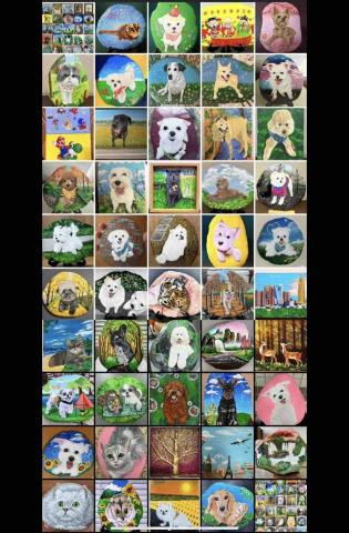 畫布、石頭彩繪(寵物、人物肖像似顏繪) - 