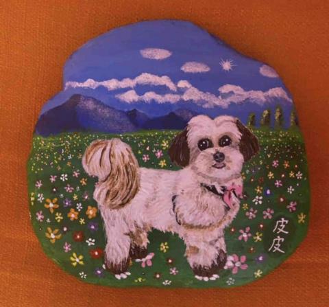 畫布、石頭彩繪(寵物、人物肖像似顏繪) - 