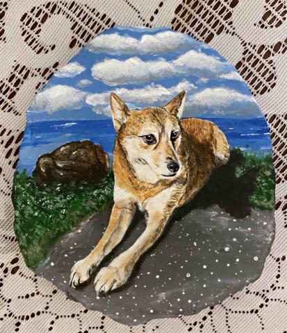 畫布、石頭彩繪(寵物、人物肖像似顏繪) - 