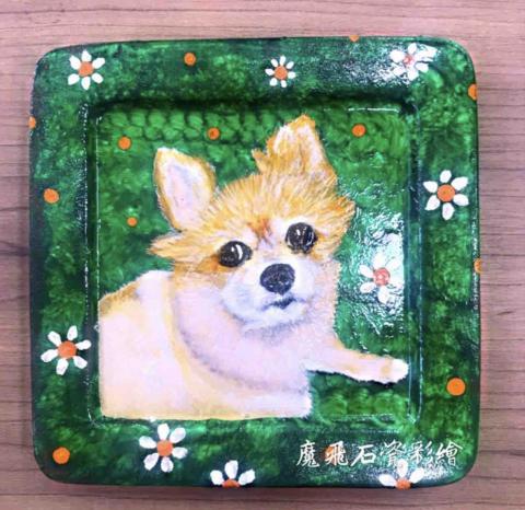 畫布、石頭彩繪(寵物、人物肖像似顏繪) - 