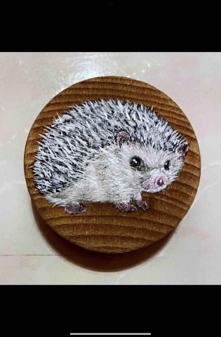 畫布、石頭彩繪(寵物、人物肖像似顏繪) - 