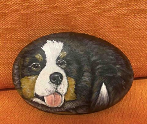 畫布、石頭彩繪(寵物、人物肖像似顏繪) - 