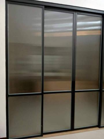德昌鋼鋁 - 室內不銹鋼烤漆拉門