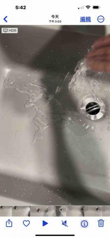 永築室內裝潢工程（清潔部） - 水槽鍍膜效果