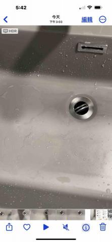 永築室內裝潢工程（清潔部） - 水槽鍍膜效果