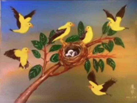 畫布、石頭彩繪(寵物、人物肖像似顏繪) - 