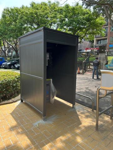 元順金屬企業股份有限公司 - 停車場統包工程-鋁製票亭製作