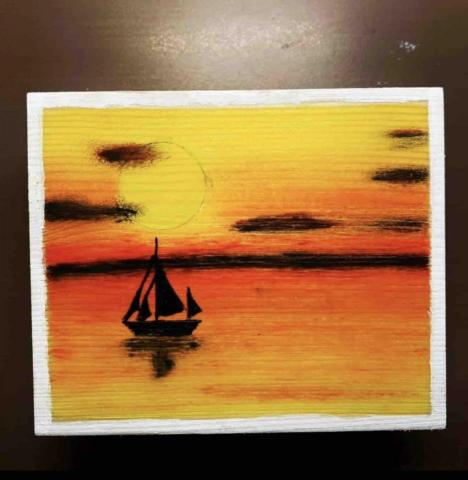 畫布、石頭彩繪(寵物、人物肖像似顏繪) - 