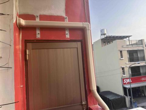 璟讚冷氣空調 - 三菱重工銅管 管槽配置 防曬管槽