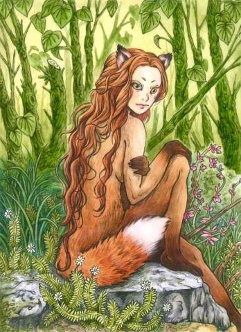 立羽工作室 - 插畫水彩作品（設計風格參考）（皆可客製繪製成壁畫）

漫畫風：狐狸