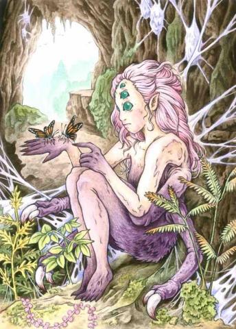 立羽工作室 - 插畫水彩作品（設計風格參考）（皆可客製繪製成壁畫）

漫畫風：蜘蛛