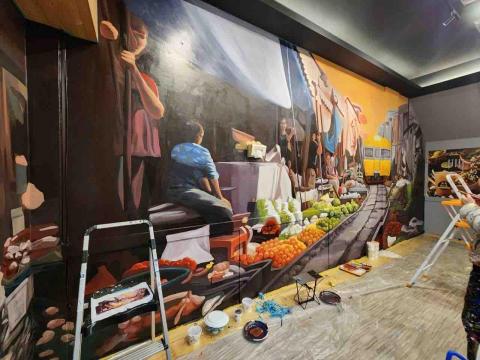 立羽工作室 - 壁畫

市場