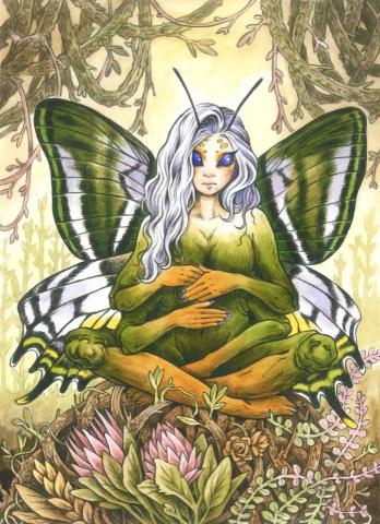 立羽工作室 - 插畫水彩作品（設計風格參考）（皆可客製繪製成壁畫）

漫畫風：蝴蝶