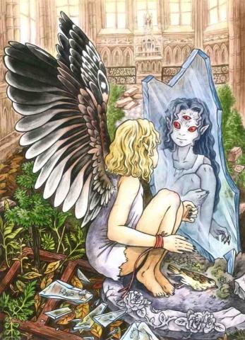 立羽工作室 - 插畫水彩作品（設計風格參考）（皆可客製繪製成壁畫）

漫畫風：鳥