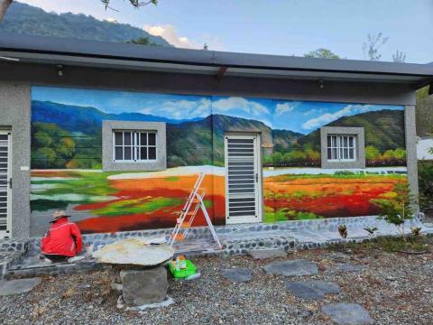 立羽工作室 - 壁畫

房屋牆面彩繪風景圖