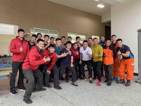 朱志樺 -  苗栗消防隊講課