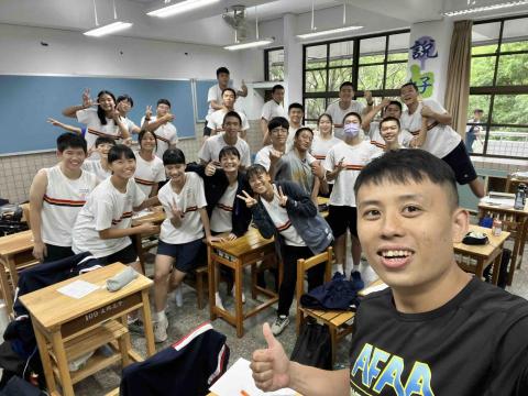 朱志樺 - 市立大同高中體育班講課