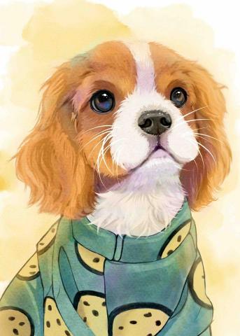 Nuandrawing.studio 暖暖插畫工作室 - 寵物似顏繪繪製