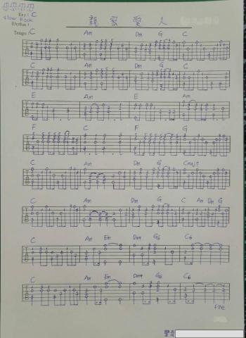 豐奇Archie老師 - 木吉他獨奏抓歌寫獨奏譜